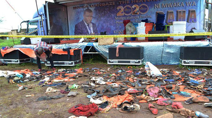 20 people killed in stampede at church service in Tanzania
