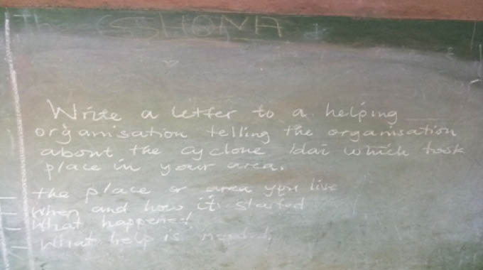 Months after the cyclone . . . what about the children?