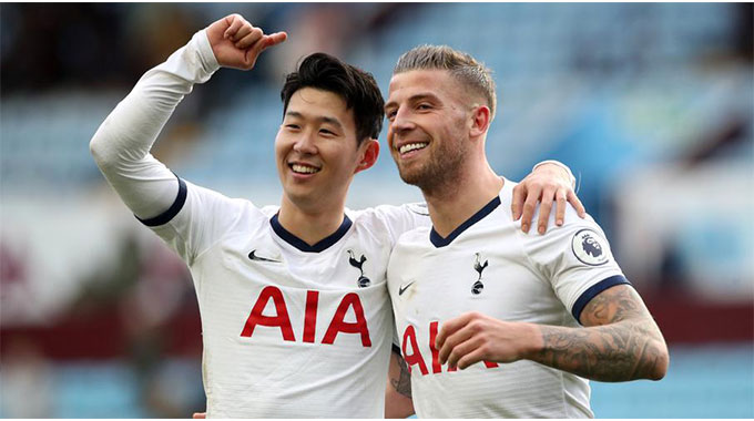 Son strikes late to edge Spurs past Villa in five-goal thriller