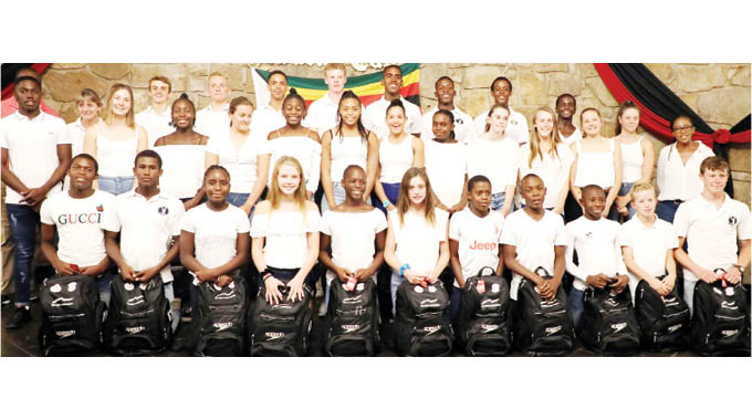 Swimming team off to Botswana