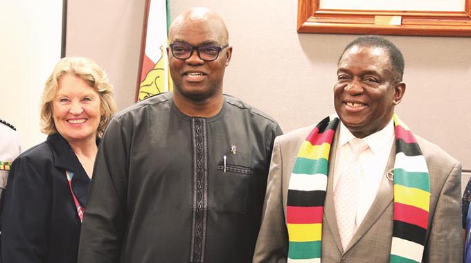 President Mnangagwa meets two delegations from Rotary International and Lutheran World Federation
