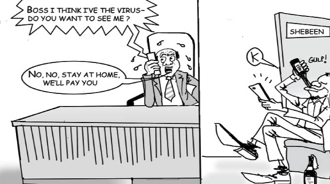Today’s cartoon: Wellington Musapenda on Covid-19