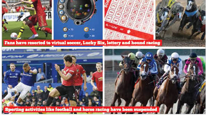 Fans comment on sport ban . . . Huge knock on betting houses
