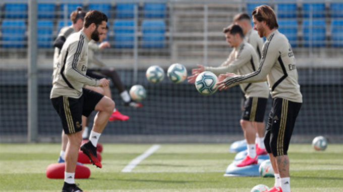 Real Madrid in quarantine