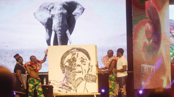 Nama diffuses art to honour late musicians . . . Speed painter leaves many in awe