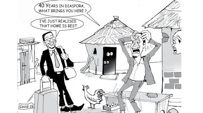 Today’s cartoon Wellington Musapenda on Coronavirus