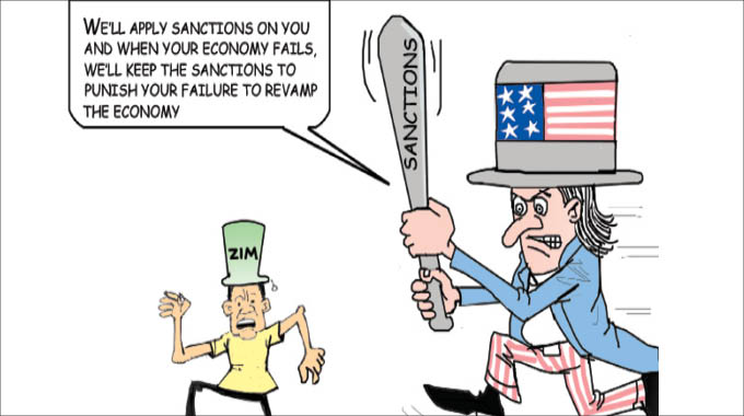 Today’s cartoon: Wellington Musapenda on sanctions