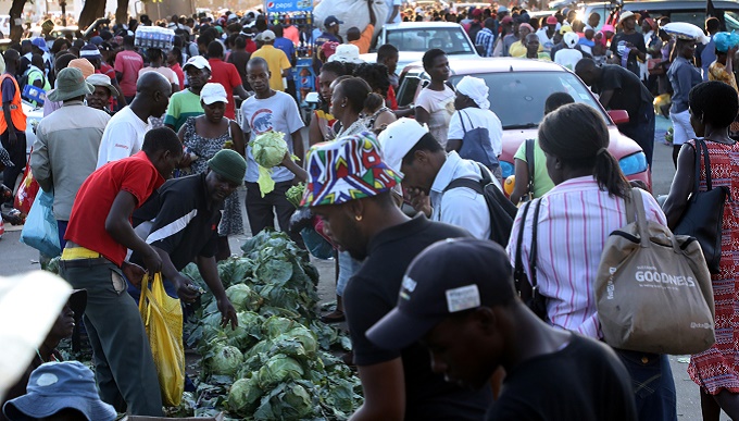 Hive of activity as residents do last-minute shopping