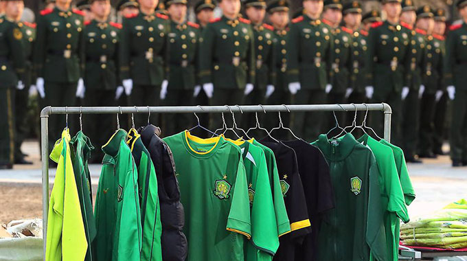 ‘Military training’ for China footballers ordered to beat virus