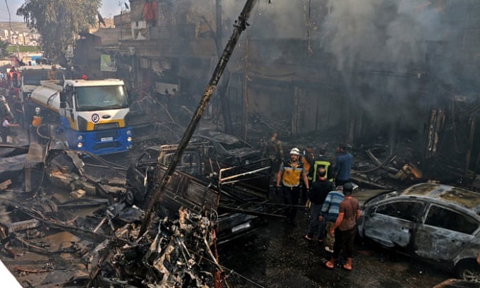Fuel truck bomb kills more than 40 in Syria