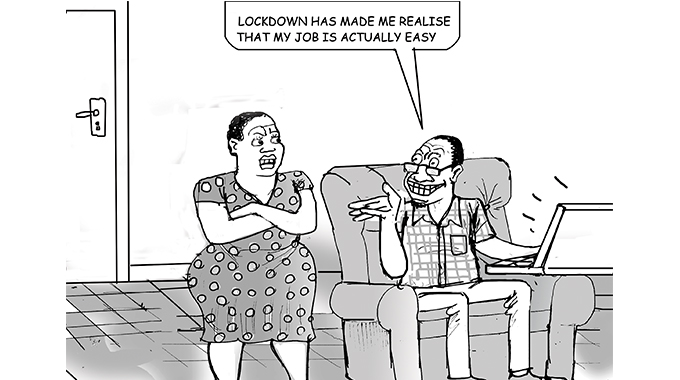 Cartoon: Working from home