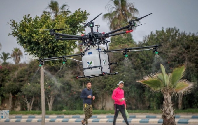 Morocco launches fleet of drones to tackle virus from the sky