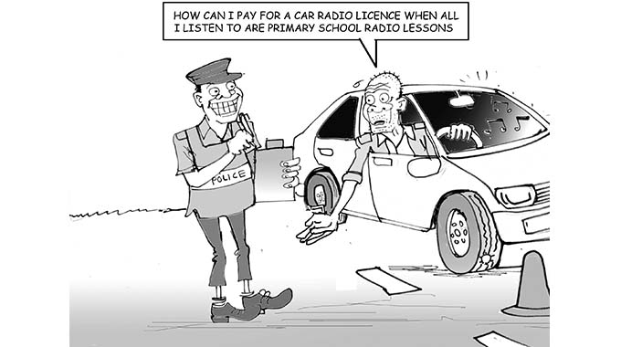 Cartoon: Wellington Musapenda on primary school radio lessons