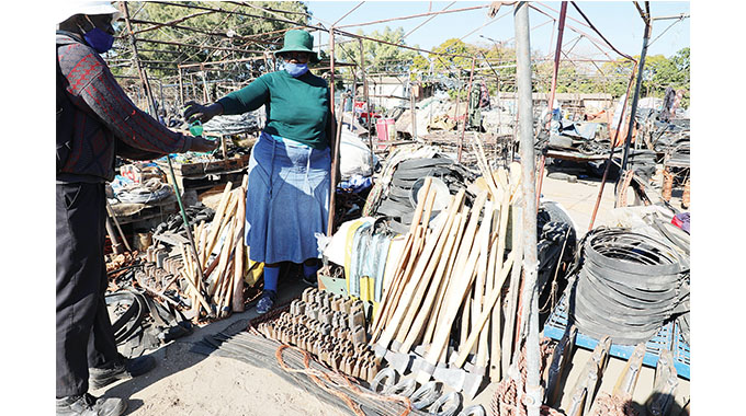 Informal trader back in CBD