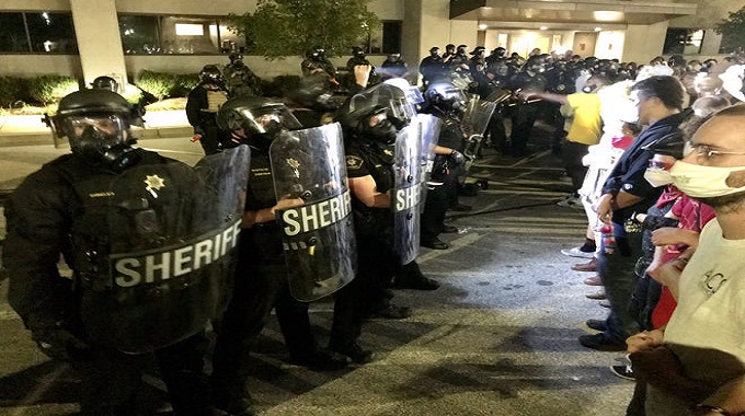 Kenosha shooting: Protests erupt after US police shoot black man