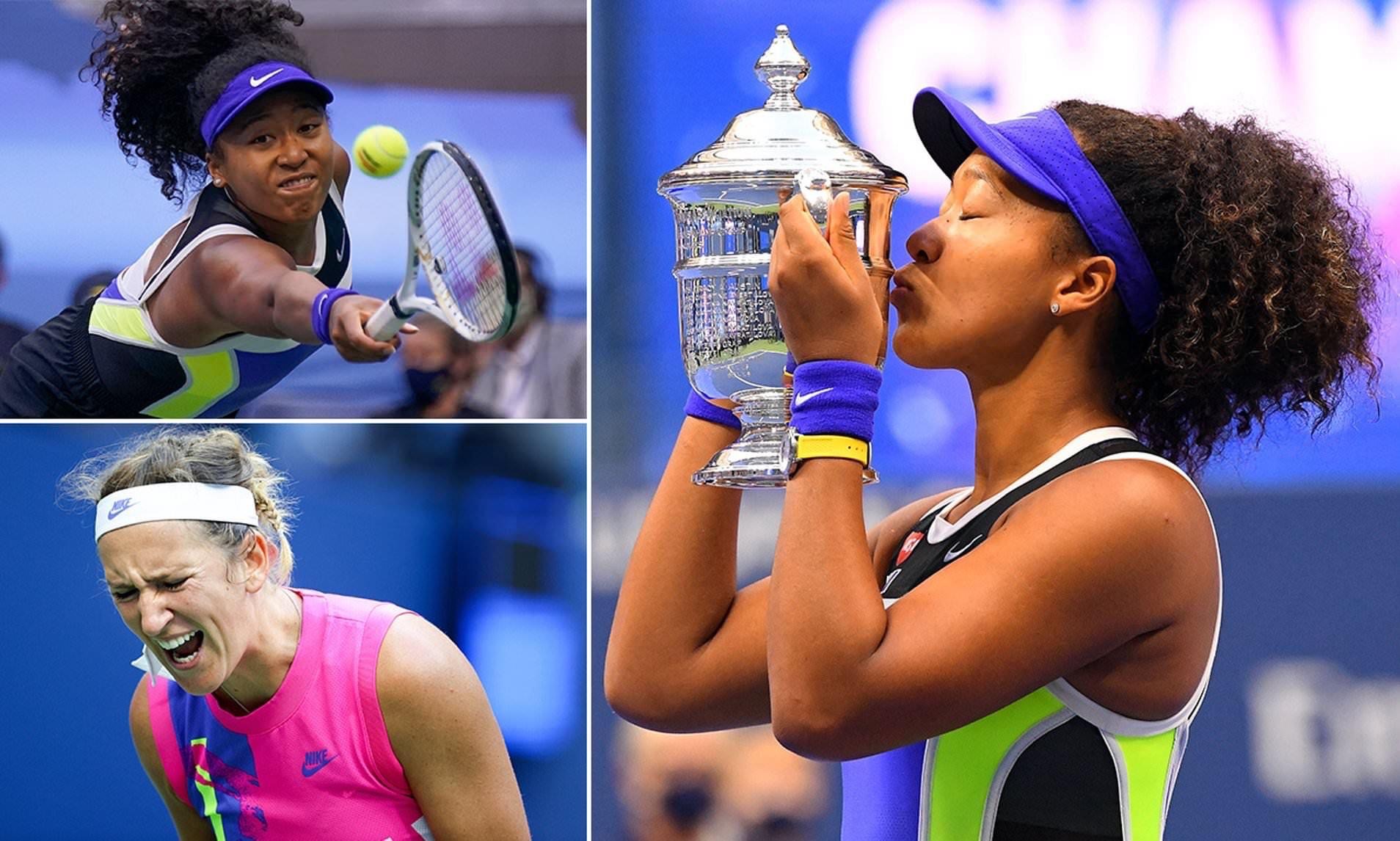 Japan’s Naomi Osaka claims second US Open title in three years with stunning comeback victory over Victoria Azarenka