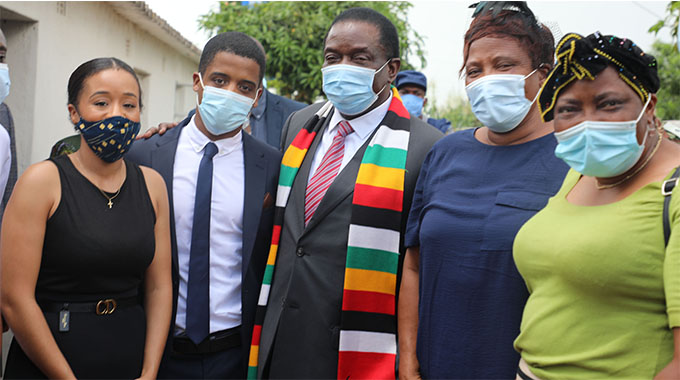 President visits Banana family