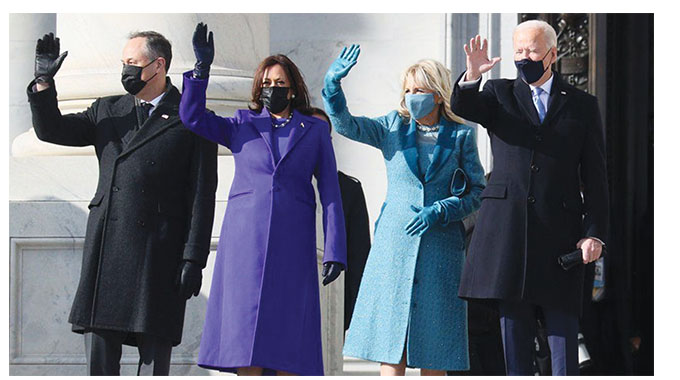 Of fashion at Biden inauguration, the power of a shirt blouse
