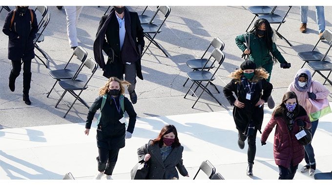 Inauguration rehearsal evacuated after fire near Capitol