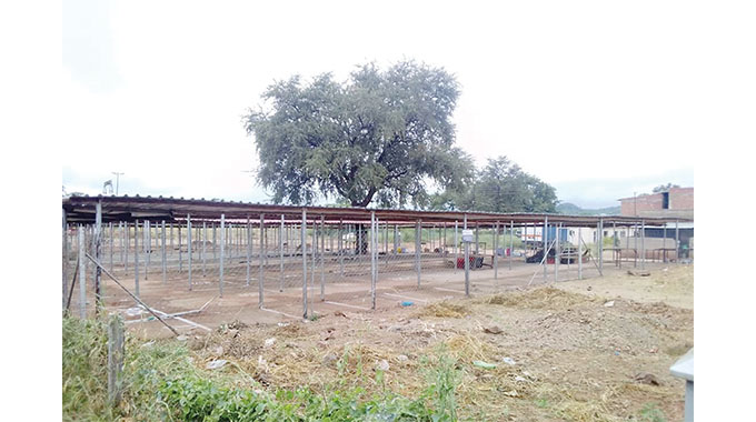 Vendors desert newly constructed stalls