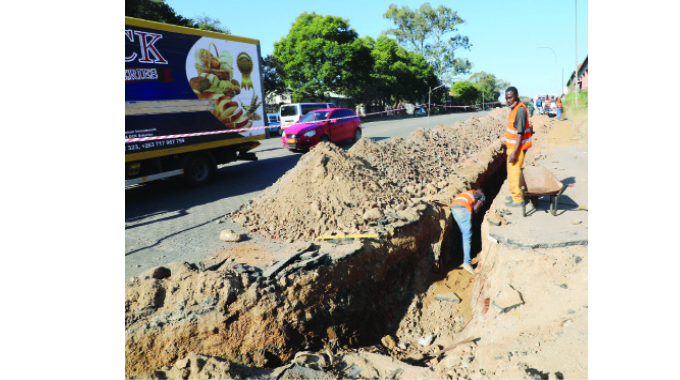 Roadworks at full throttle
