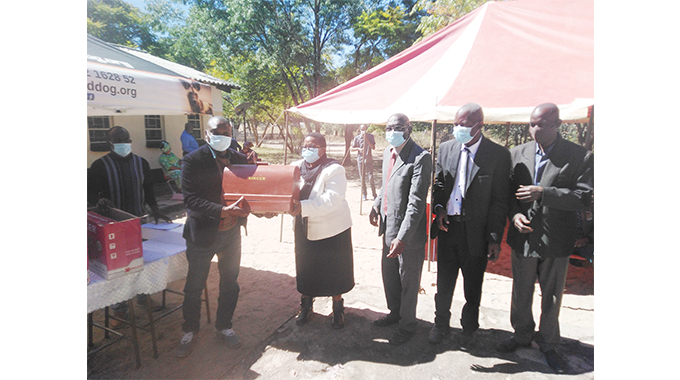 First Lady capacitates Hwange schools