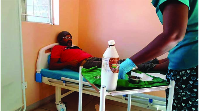 Man down, Carl Joshua suffers foot infection