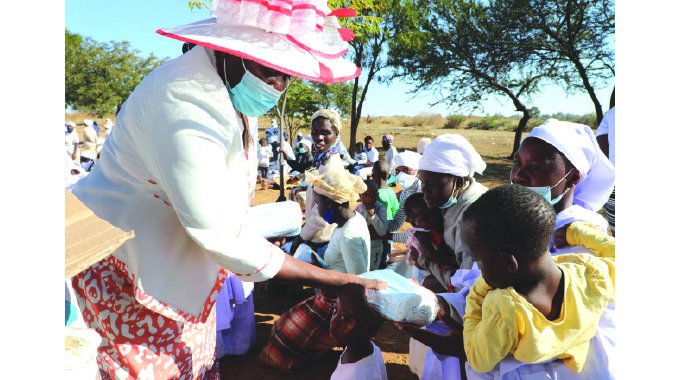 President donates to church