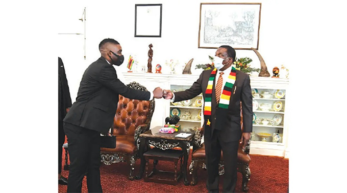 President ED heaps praise on Nakamba