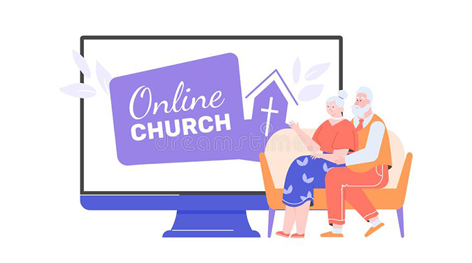 Churches go back to virtual services