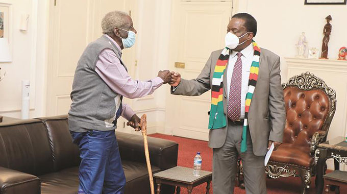 President meets long time friend