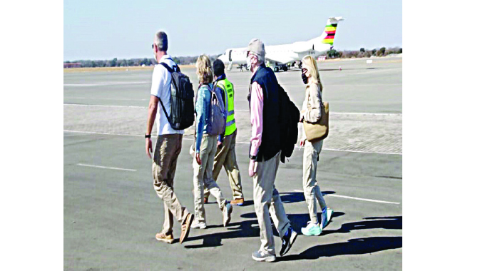 Victoria Falls experience charms American executives