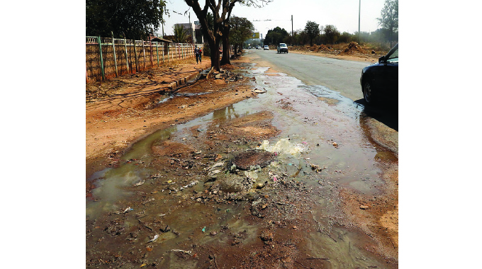 Burst sewers become common sight in Byo