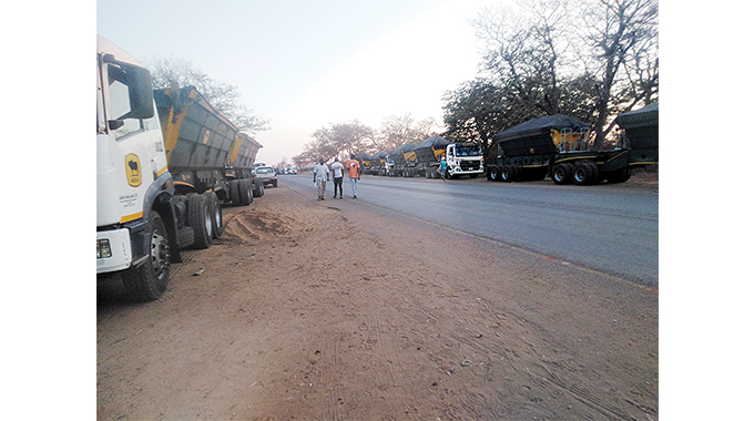 Haulage trucks eyesore on Victoria Falls streets