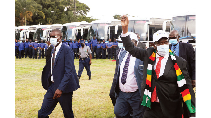 President commissions 115 buses