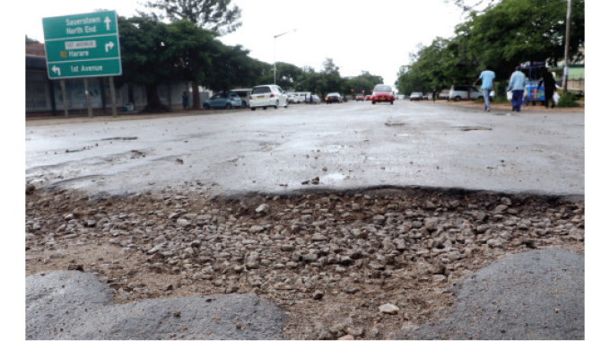 Potholes eat into Bulawayo motorists’ pockets