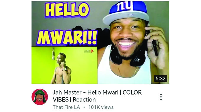 American YouTuber in love with Zimbabwean content