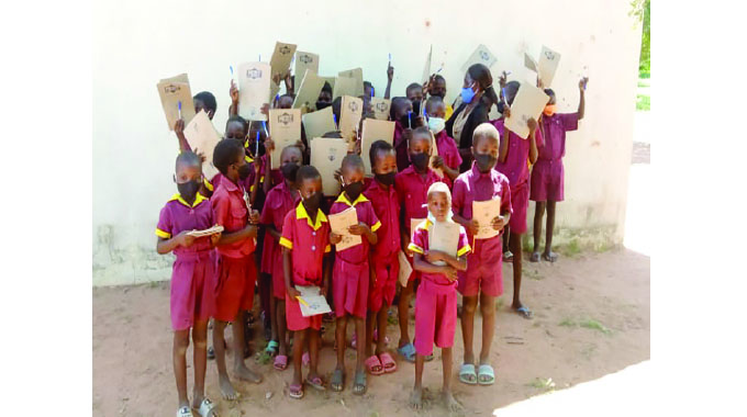 Trust donates stationery to Binga pupils