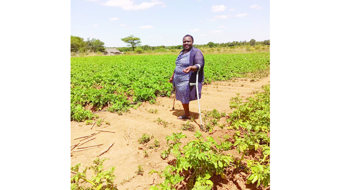 Female farmer with disability defies odds
