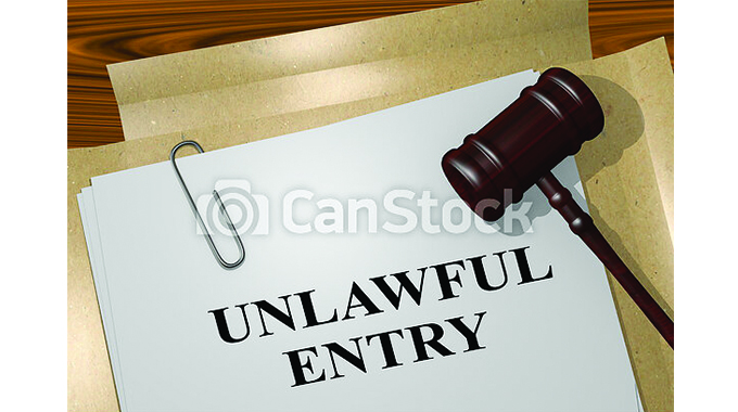 Five men arrested for 11 cases of unlawful entry and theft