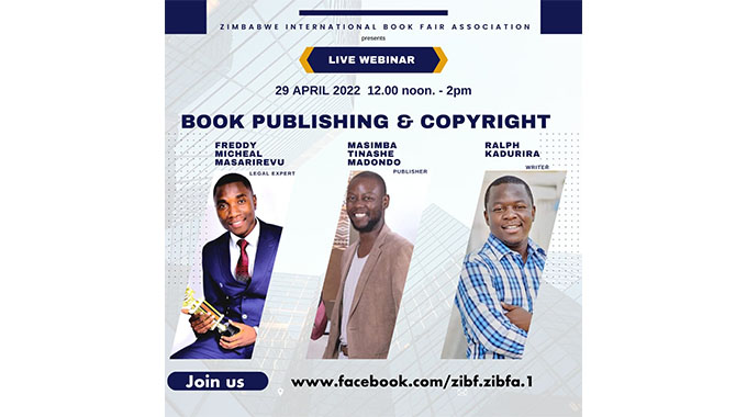 Zibf to host Book Publishing and Copyright webinar on today