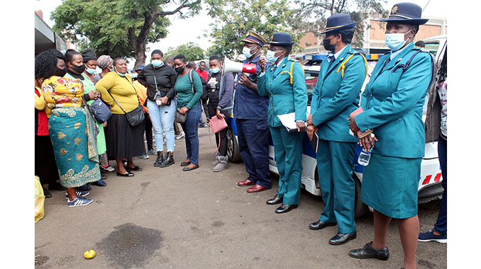 Female cops fight GBV