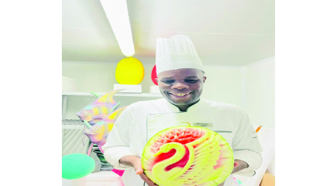 Zim watermelon-carving chef a hit