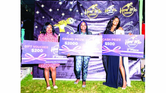 Hear me Zimbabwe winner bags US$2 000