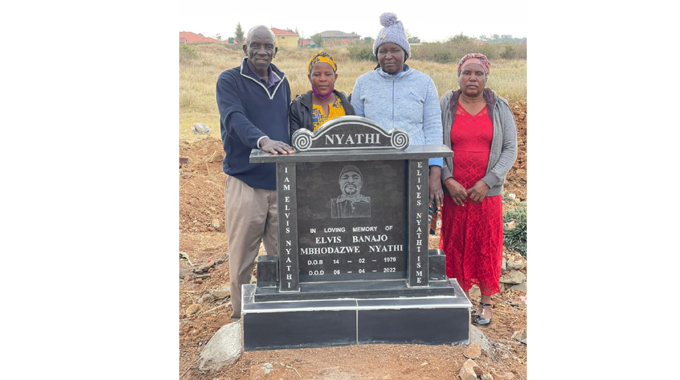 Elvis Nyathi monument in Bulawayo