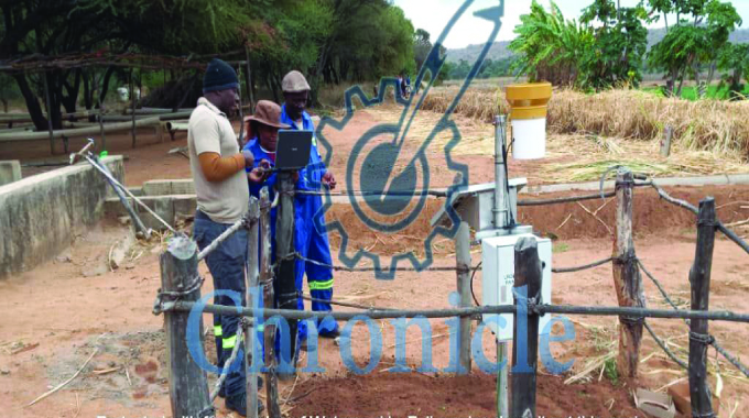 Automatic weather stations for irrigation schemes installed