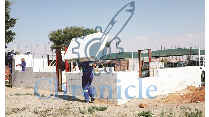 Zimbabwe constructs polystyrene house model