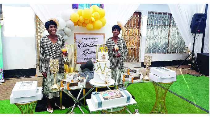 Bulawayo’s famous twin grannies celebrate birthday in style