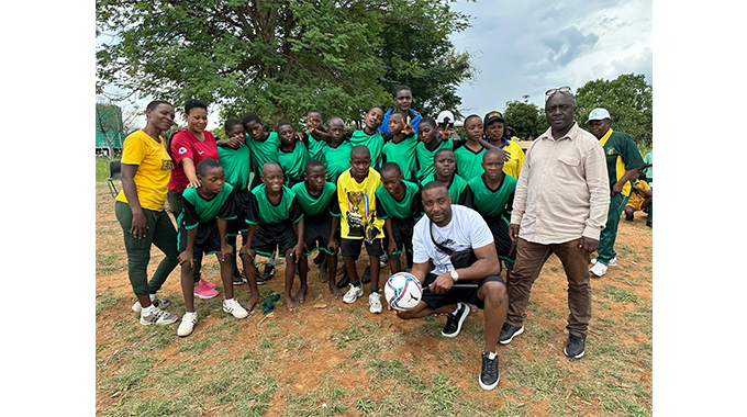 Mgoqo Primary School get football kit donation from former pupil Inbox