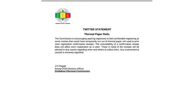 ZEC reassures aspiring voters